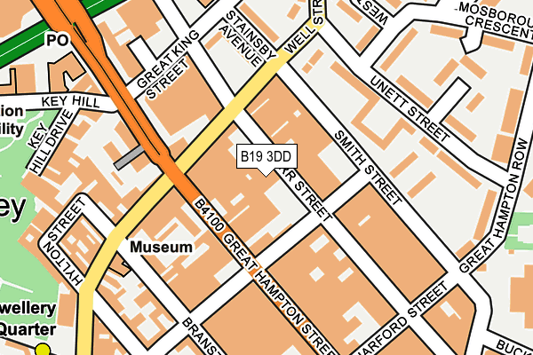 B19 3DD map - OS OpenMap – Local (Ordnance Survey) B19 3DD map - OS OpenMap – Local (Ordnance Survey)