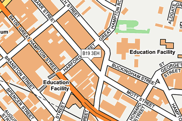B19 3EH map - OS OpenMap – Local (Ordnance Survey) B19 3EH map - OS OpenMap – Local (Ordnance Survey)