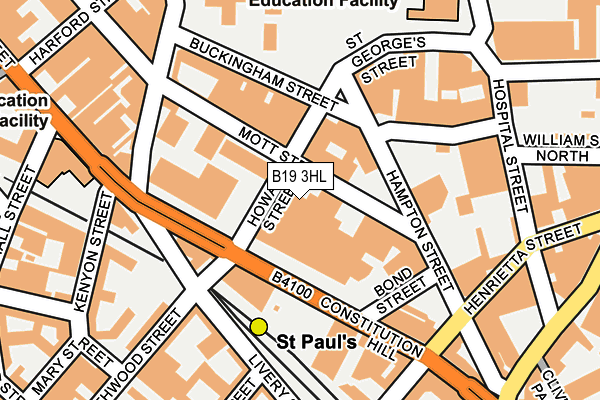 B19 3HL map - OS OpenMap – Local (Ordnance Survey) B19 3HL map - OS OpenMap – Local (Ordnance Survey)