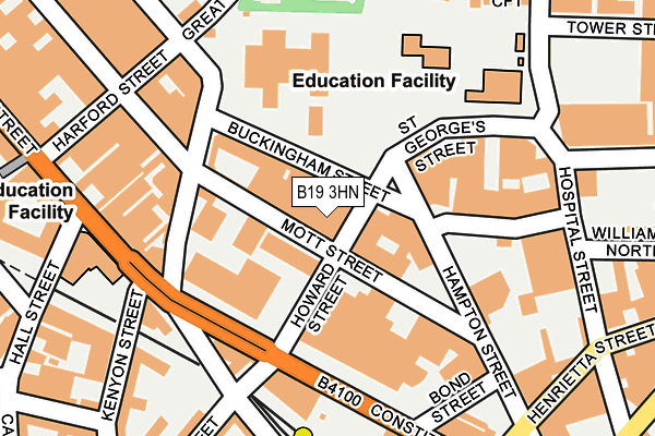 B19 3HN map - OS OpenMap – Local (Ordnance Survey) B19 3HN map - OS OpenMap – Local (Ordnance Survey)