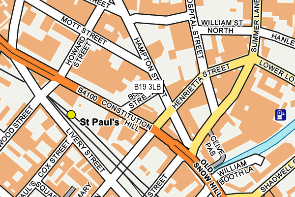 B19 3LB map - OS OpenMap – Local (Ordnance Survey) B19 3LB map - OS OpenMap – Local (Ordnance Survey)
