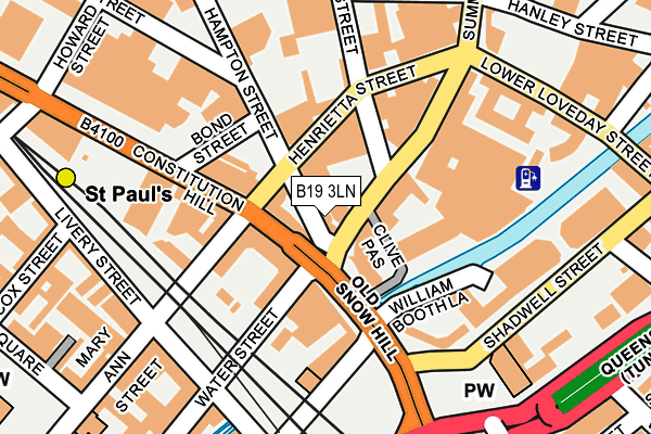B19 3LN map - OS OpenMap – Local (Ordnance Survey) B19 3LN map - OS OpenMap – Local (Ordnance Survey)