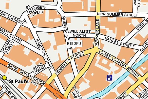 B19 3PU map - OS OpenMap – Local (Ordnance Survey) B19 3PU map - OS OpenMap – Local (Ordnance Survey)