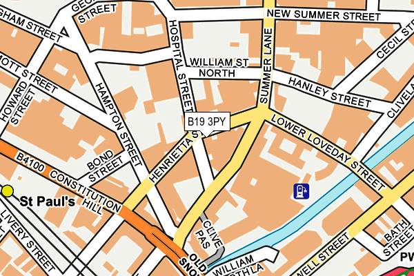 B19 3PY map - OS OpenMap – Local (Ordnance Survey) B19 3PY map - OS OpenMap – Local (Ordnance Survey)