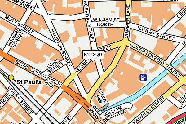 B19 3QD map - OS OpenMap – Local (Ordnance Survey) B19 3QD map - OS OpenMap – Local (Ordnance Survey)