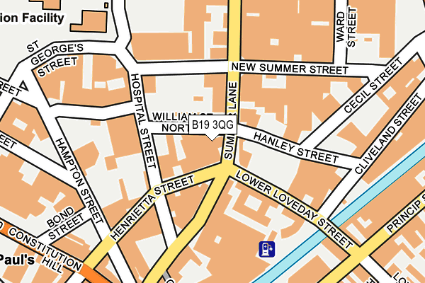 B19 3QG map - OS OpenMap – Local (Ordnance Survey) B19 3QG map - OS OpenMap – Local (Ordnance Survey)