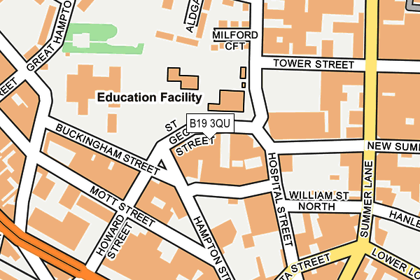 B19 3QU map - OS OpenMap – Local (Ordnance Survey) B19 3QU map - OS OpenMap – Local (Ordnance Survey)