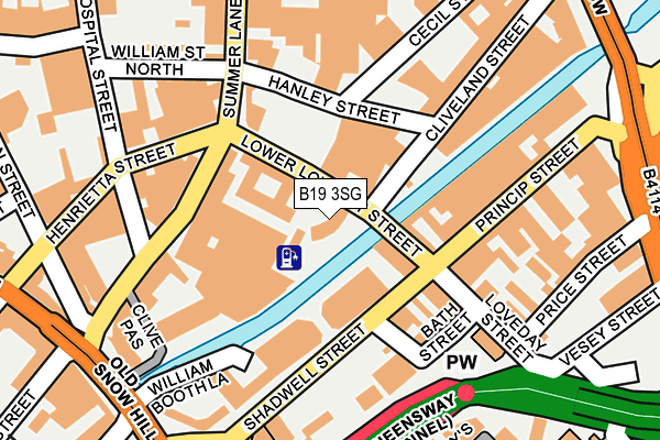 B19 3SG map - OS OpenMap – Local (Ordnance Survey) B19 3SG map - OS OpenMap – Local (Ordnance Survey)