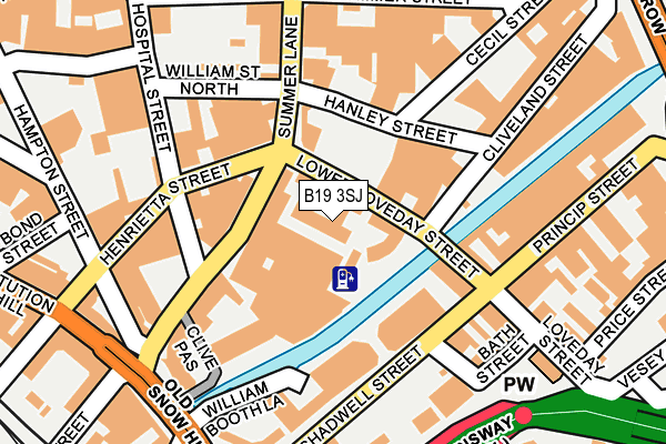 B19 3SJ map - OS OpenMap – Local (Ordnance Survey) B19 3SJ map - OS OpenMap – Local (Ordnance Survey)