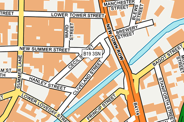 B19 3SN map - OS OpenMap – Local (Ordnance Survey) B19 3SN map - OS OpenMap – Local (Ordnance Survey)