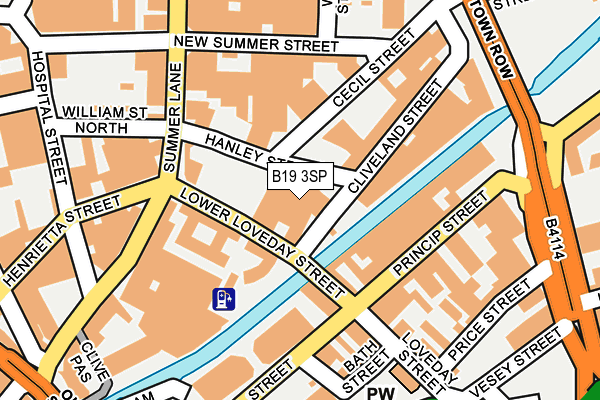 B19 3SP map - OS OpenMap – Local (Ordnance Survey) B19 3SP map - OS OpenMap – Local (Ordnance Survey)