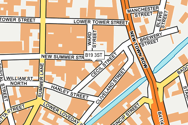 B19 3ST map - OS OpenMap – Local (Ordnance Survey) B19 3ST map - OS OpenMap – Local (Ordnance Survey)