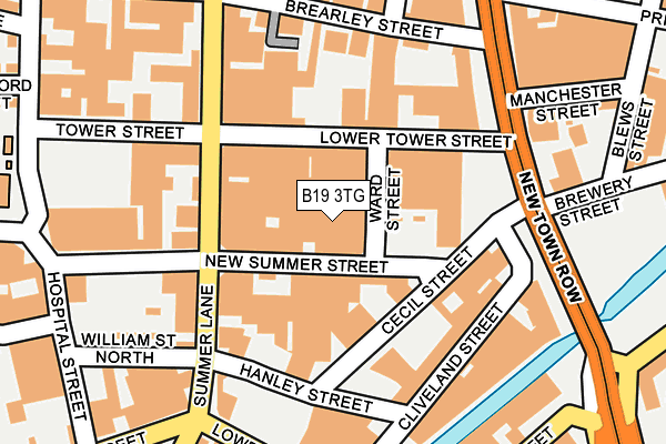 B19 3TG map - OS OpenMap – Local (Ordnance Survey) B19 3TG map - OS OpenMap – Local (Ordnance Survey)