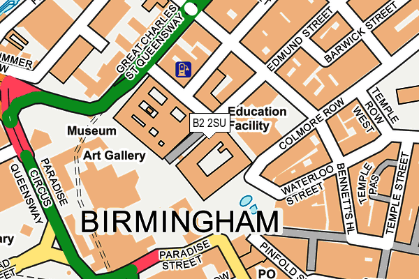 B2 2SU map - OS OpenMap – Local (Ordnance Survey) B2 2SU map - OS OpenMap – Local (Ordnance Survey)