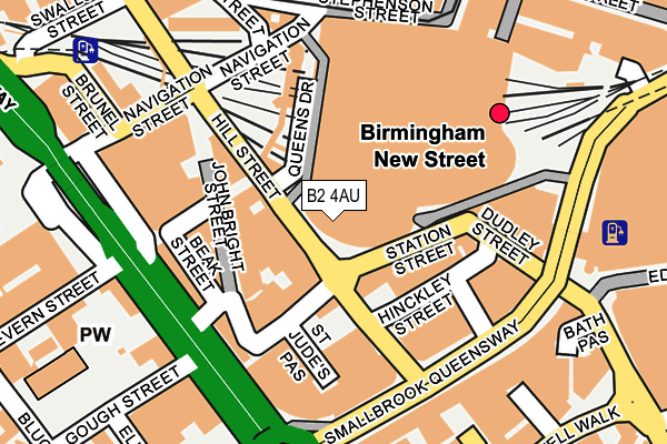 B2 4AU map - OS OpenMap – Local (Ordnance Survey) B2 4AU map - OS OpenMap – Local (Ordnance Survey)