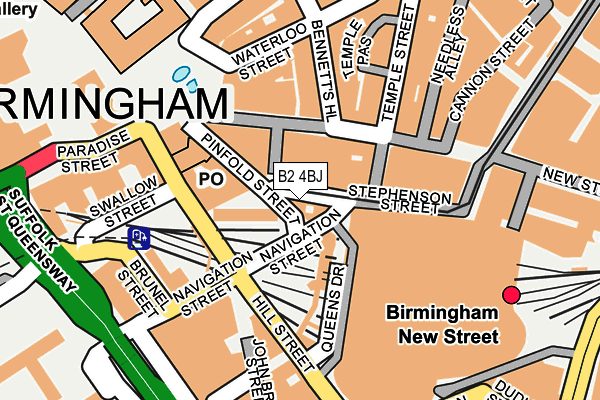 B2 4BJ map - OS OpenMap – Local (Ordnance Survey) B2 4BJ map - OS OpenMap – Local (Ordnance Survey)