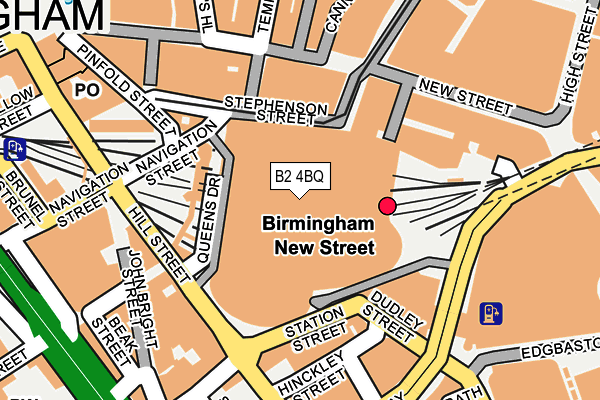 B2 4BQ map - OS OpenMap – Local (Ordnance Survey) B2 4BQ map - OS OpenMap – Local (Ordnance Survey)