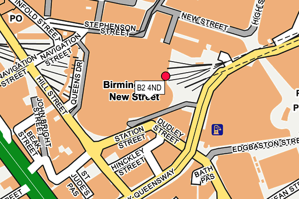 B2 4ND map - OS OpenMap – Local (Ordnance Survey) B2 4ND map - OS OpenMap – Local (Ordnance Survey)