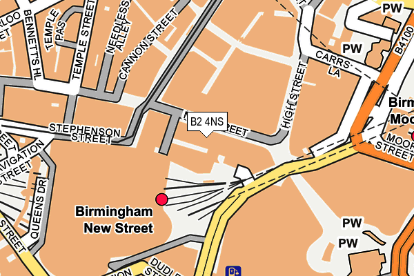 B2 4NS map - OS OpenMap – Local (Ordnance Survey) B2 4NS map - OS OpenMap – Local (Ordnance Survey)