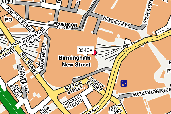 B2 4QA map - OS OpenMap – Local (Ordnance Survey) B2 4QA map - OS OpenMap – Local (Ordnance Survey)