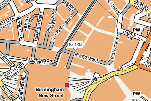 B2 4RQ map - OS OpenMap – Local (Ordnance Survey) B2 4RQ map - OS OpenMap – Local (Ordnance Survey)