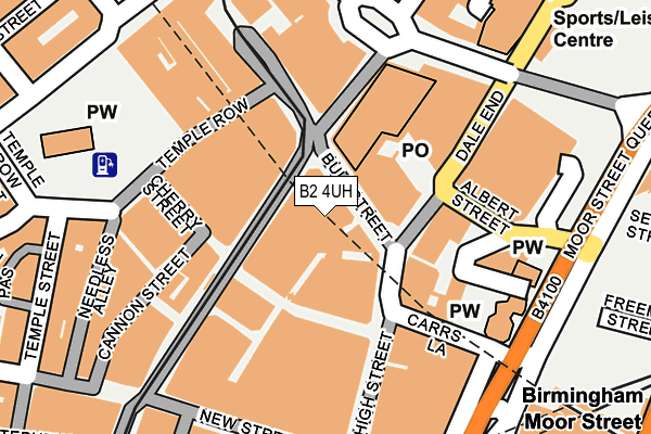 B2 4UH map - OS OpenMap – Local (Ordnance Survey) B2 4UH map - OS OpenMap – Local (Ordnance Survey)