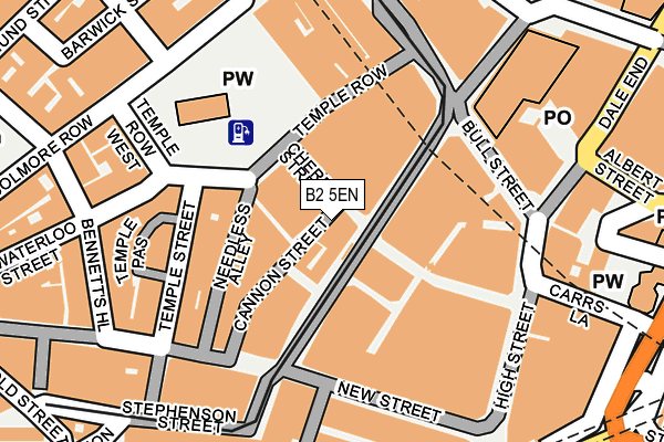 B2 5EN map - OS OpenMap – Local (Ordnance Survey) B2 5EN map - OS OpenMap – Local (Ordnance Survey)