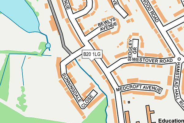 B20 1LG map - OS OpenMap – Local (Ordnance Survey) B20 1LG map - OS OpenMap – Local (Ordnance Survey)