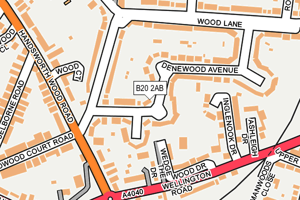 B20 2AB map - OS OpenMap – Local (Ordnance Survey) B20 2AB map - OS OpenMap – Local (Ordnance Survey)