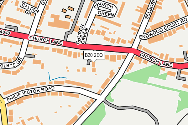B20 2EQ map - OS OpenMap – Local (Ordnance Survey)