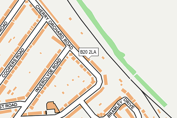 B20 2LA map - OS OpenMap – Local (Ordnance Survey) B20 2LA map - OS OpenMap – Local (Ordnance Survey)