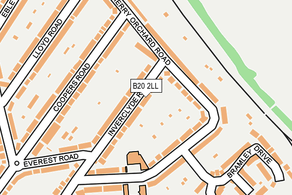 B20 2LL map - OS OpenMap – Local (Ordnance Survey) B20 2LL map - OS OpenMap – Local (Ordnance Survey)