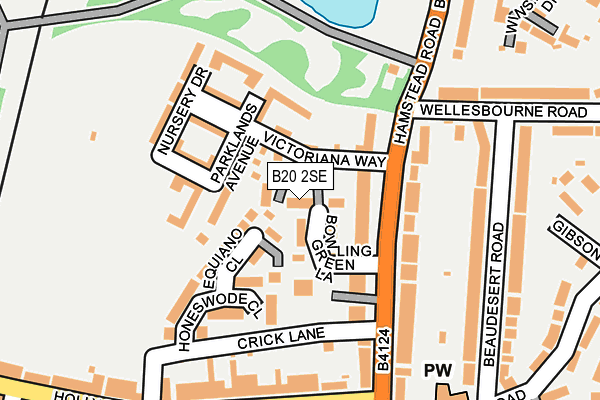 B20 2SE map - OS OpenMap – Local (Ordnance Survey) B20 2SE map - OS OpenMap – Local (Ordnance Survey)