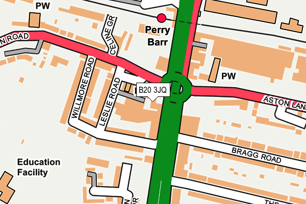 B20 3JQ map - OS OpenMap – Local (Ordnance Survey) B20 3JQ map - OS OpenMap – Local (Ordnance Survey)