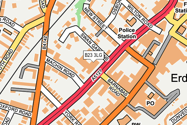 B23 3LG map - OS OpenMap – Local (Ordnance Survey) B23 3LG map - OS OpenMap – Local (Ordnance Survey)