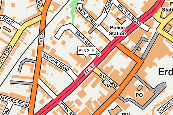 B23 3LP map - OS OpenMap – Local (Ordnance Survey) B23 3LP map - OS OpenMap – Local (Ordnance Survey)