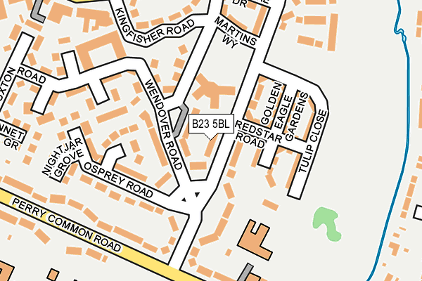 B23 5BL map - OS OpenMap – Local (Ordnance Survey) B23 5BL map - OS OpenMap – Local (Ordnance Survey)