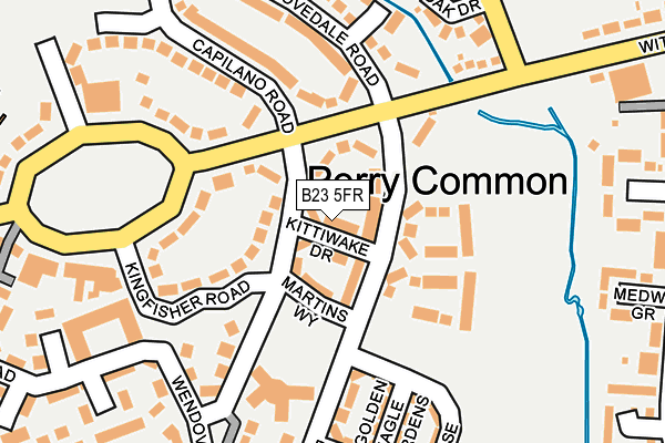B23 5FR map - OS OpenMap – Local (Ordnance Survey) B23 5FR map - OS OpenMap – Local (Ordnance Survey)