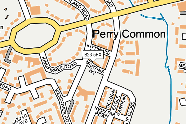 B23 5FX map - OS OpenMap – Local (Ordnance Survey) B23 5FX map - OS OpenMap – Local (Ordnance Survey)