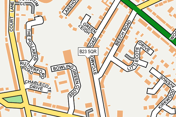 B23 5QR map - OS OpenMap – Local (Ordnance Survey) B23 5QR map - OS OpenMap – Local (Ordnance Survey)