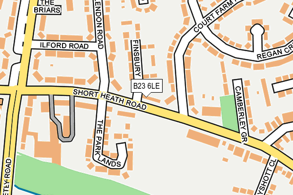 B23 6LE map - OS OpenMap – Local (Ordnance Survey) B23 6LE map - OS OpenMap – Local (Ordnance Survey)