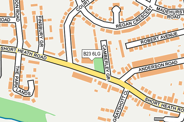 B23 6LG map - OS OpenMap – Local (Ordnance Survey) B23 6LG map - OS OpenMap – Local (Ordnance Survey)