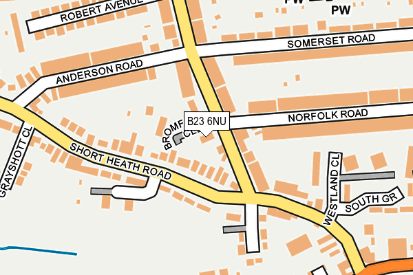 B23 6NU map - OS OpenMap – Local (Ordnance Survey) B23 6NU map - OS OpenMap – Local (Ordnance Survey)