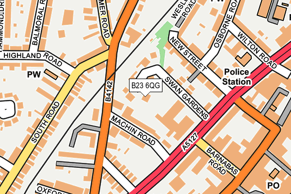 B23 6QG map - OS OpenMap – Local (Ordnance Survey) B23 6QG map - OS OpenMap – Local (Ordnance Survey)