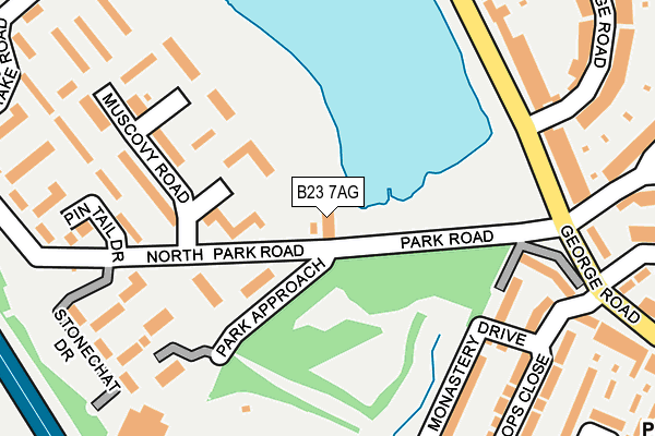 B23 7AG map - OS OpenMap – Local (Ordnance Survey) B23 7AG map - OS OpenMap – Local (Ordnance Survey)