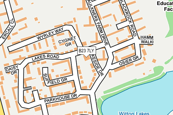 B23 7LY map - OS OpenMap – Local (Ordnance Survey) B23 7LY map - OS OpenMap – Local (Ordnance Survey)