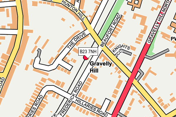 B23 7NH map - OS OpenMap – Local (Ordnance Survey) B23 7NH map - OS OpenMap – Local (Ordnance Survey)