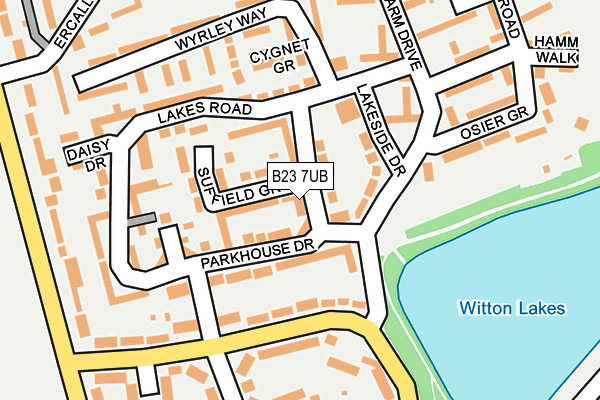 B23 7UB map - OS OpenMap – Local (Ordnance Survey) B23 7UB map - OS OpenMap – Local (Ordnance Survey)