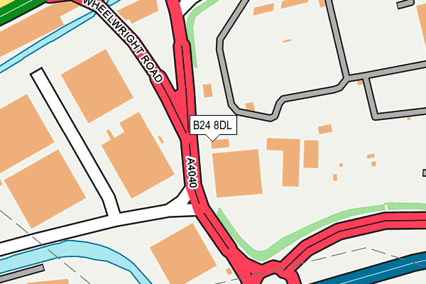 B24 8DL map - OS OpenMap – Local (Ordnance Survey) B24 8DL map - OS OpenMap – Local (Ordnance Survey)