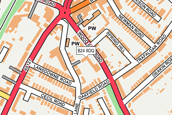 B24 8DQ map - OS OpenMap – Local (Ordnance Survey) B24 8DQ map - OS OpenMap – Local (Ordnance Survey)